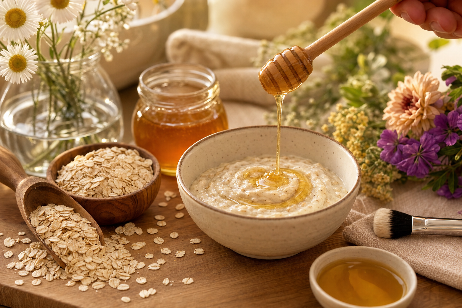 Mascarillas de Miel y Avena: Beneficios y Recetas por Tipo de Piel - Cosmética natural | cosmetica.tips